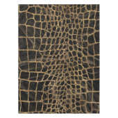 Imitat Krokodile, flüssige Marmor und Gold Tischdecke (Vorderseite)