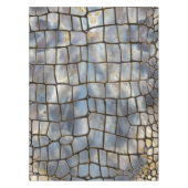 Imitat Krokodile Textur Marmor und Gold Tischdecke (Vorderseite)