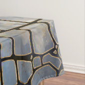 Imitat Krokodile Textur Marmor und Gold Tischdecke (Beispiel)