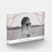 Imitat-Kupfer Geo Absolvent-| mit Foto (Links)