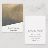 Imitat Leather Print Visitenkarte (Vorne/Hinten)