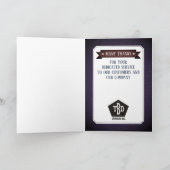 Imitat Leder universellen Mitarbeiterjubiläumskart Karte (Innenseite)