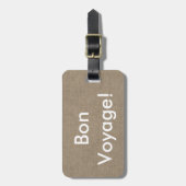 Imitat-Leinwand Gepäckanhänger (Vorderseite vertikal)