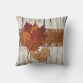 IMITAT Leinwand, Holz, verlässt Kissen (Rückseite)