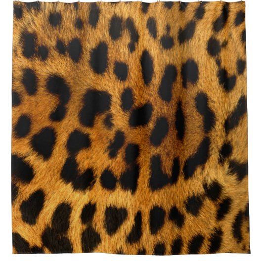 Imitat-Leopard-Haut-Duschvorhang Duschvorhang (Vorderseite)