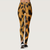 Imitat Leopardenhaut Leggings (Rückseite)