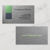 Imitat-Metallgeschäfts-Karten-Entwurf Visitenkarte (Vorne/Hinten)