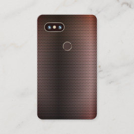 Imitat-metallische Stahltelefon-Abdeckung u. Visitenkarte