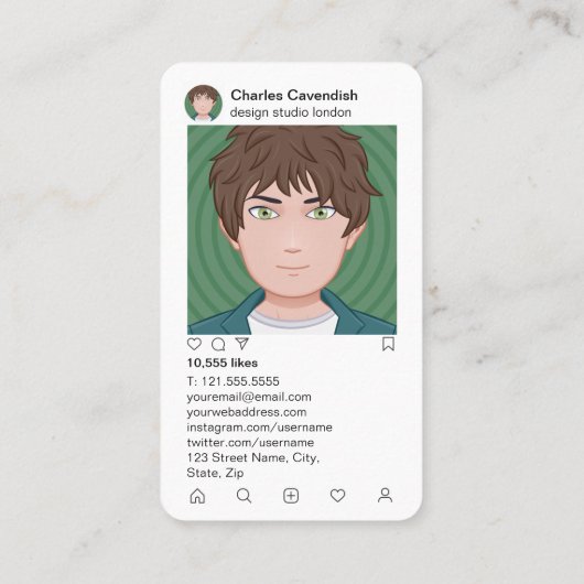 Imitat-metallische Stahltelefon-Abdeckung u. Visitenkarte (Rückseite)