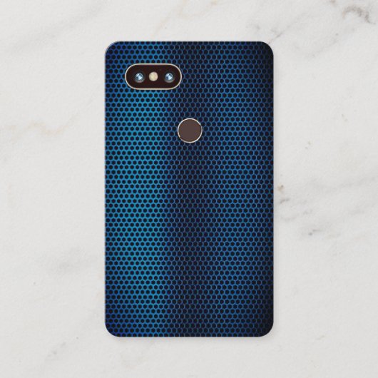 Imitat-metallische Stahltelefon-Abdeckung u. Visitenkarte (Vorderseite)