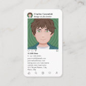 Imitat-metallische Stahltelefon-Abdeckung u. Visitenkarte (Rückseite)