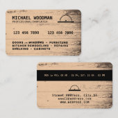 Imitat mit Kreditkarte Visitenkarte (Vorne/Hinten)