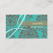 Imitat mit Silberdämpfer/DIY-Hintergrund Visitenkarte (Vorderseite)