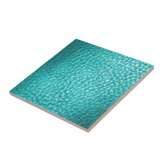 Imitat Ocean Clear Blue Leather Tile - Design Soli Fliese (Seite)