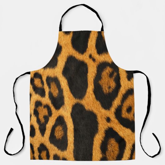 Imitat Ozelot-Haut Schürze (Vorderseite)
