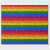 Imitat-Pelz-Regenbogen-Verpackungs-Papier Geschenkpapier (Flach)
