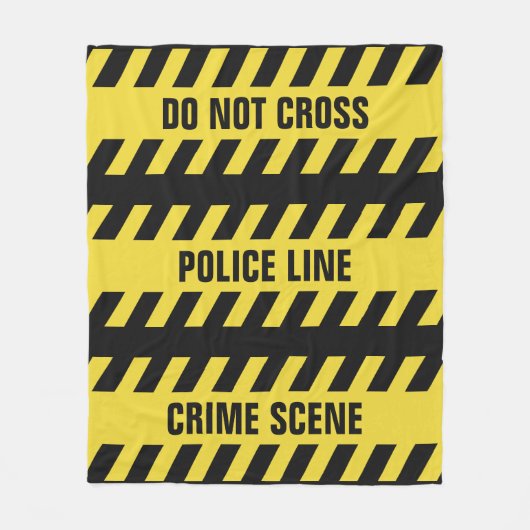 Imitat-Polizei-Linie kundenspezifische Fleecedecke (Vorderseite)