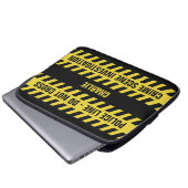 Imitat-Polizei-Linie kundenspezifische Laptopschutzhülle (Vorne Knopf)
