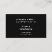 Imitat prägte Goldmuster 2-Sided Visitenkarte (Rückseite)