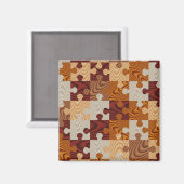 Imitat-Puzzle Magnet (Vorderseite/Rückseite)