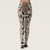 Imitat-Pythonschlange Snakeskin Leggings (Rückseite)