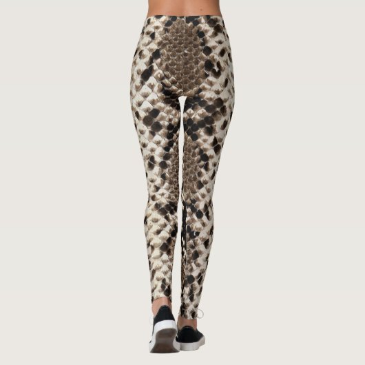 Imitat-Pythonschlange Snakeskin Leggings (Rückseite)