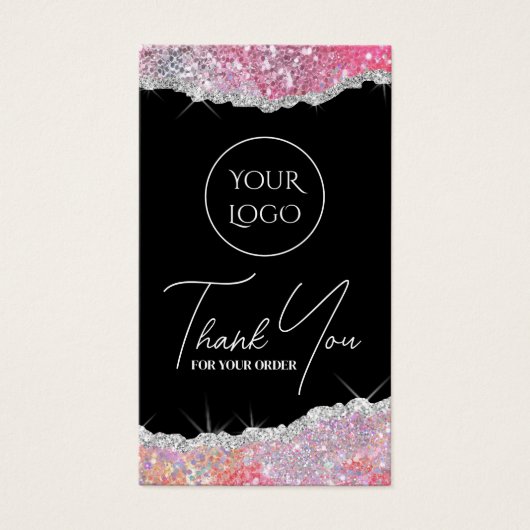 Imitat Rosa Glitzer Packungsbeilage einfügen (Vorderseite)