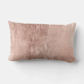 Imitat-Rosen-Goldherr und Frau Monogram Wedding Lendenkissen (Rückseite)