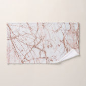 Imitat-RosengoldGlittermarmor des eleganten Handtuch (Handtuch)