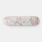Imitat-RosengoldGlittermarmor des eleganten Skateboard (Horizontal)