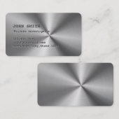 Imitat-rostfreier Stahl-Forscher-Geschäfts-Karte Visitenkarte (Vorne/Hinten)