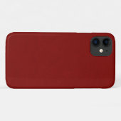Imitat-Rot-Leder Case-Mate iPhone Hülle (Rückseite (Horizontal))