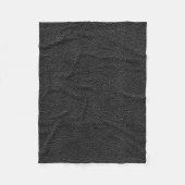 Imitat-schwarzes Leder Fleecedecke (Vorderseite)