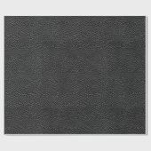 Imitat-schwarzes Leder Geschenkpapier (Flach)