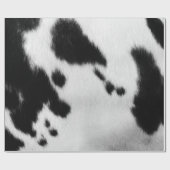 Imitat-Schwarzweiss-Kuh-Fell Geschenkpapier (Flach)
