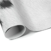 Imitat-Schwarzweiss-Kuh-Fell Geschenkpapier (Rolleneckpunkt)