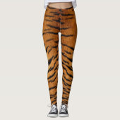 Imitat-sibirischer Tiger-Haut-Leggings Leggings (Vorderseite)