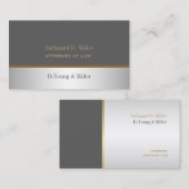 Imitat Silber, DIY Hintergrund Visitenkarte (Vorne/Hinten)