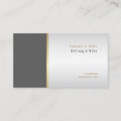 Imitat Silber, DIY Hintergrund Visitenkarte (Rückseite)