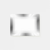 Imitat silberne metallische Posten-it® Anmerkungen Post-it Klebezettel (Vorderseite)