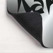 Imitat-silbernes metallisches Karate Mousepad (Ecke)