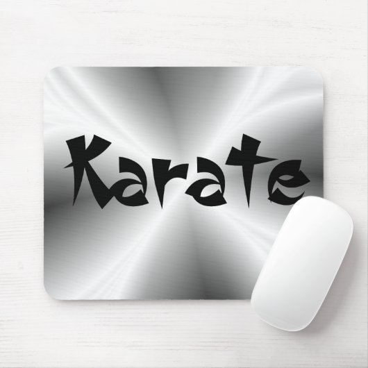 Imitat-silbernes metallisches Karate Mousepad (Mit Mouse)