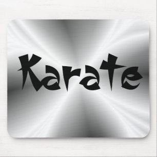 Imitat-silbernes metallisches Karate Mousepad