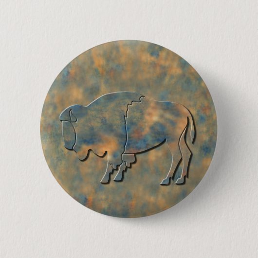 Imitat-Steinbison Button (Vorderseite)