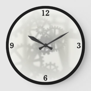Imitat-transparente Gänge Große Wanduhr