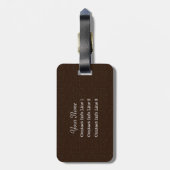 Imitat verwitterter hölzerner Abstellgleis HERR u. Gepäckanhänger (Rückseite vertikal)