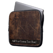 Imitat Vintager Lederlook Laptopschutzhülle (Vorderseite Links)