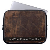 Imitat Vintager Lederlook Laptopschutzhülle (Vorderseite)