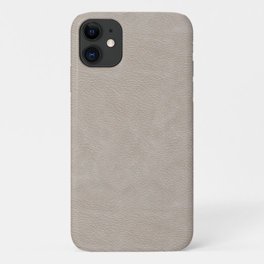 Imitat-weißes Leder kaum There™ iPhone 4 Fall Case-Mate iPhone Hülle (Rückseite)