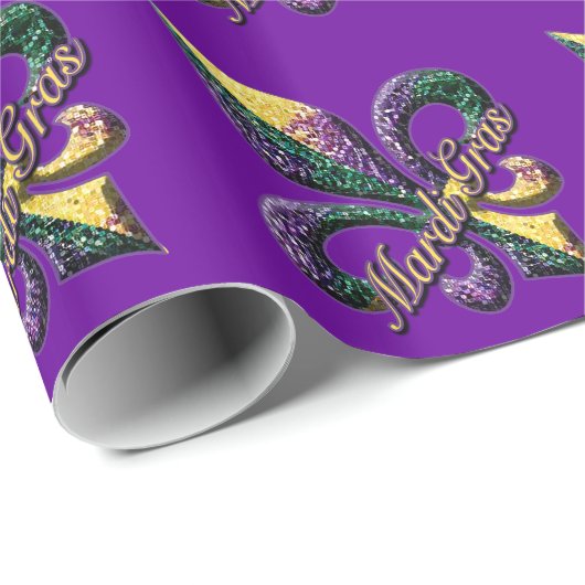 Imitat-wulstige Lilie Geschenkpapier (Rolleneckpunkt)